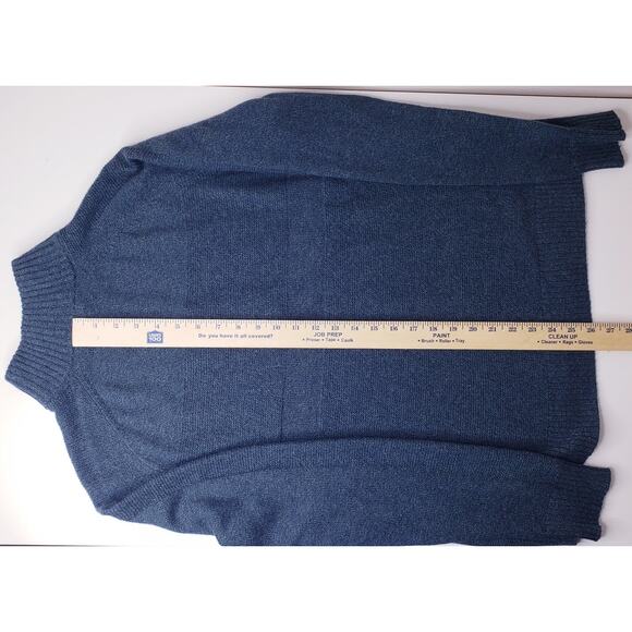 SMARTWOOL 1/2 Zip Pullover Merino Wool Blend Sweater Green Men's Size Large - Picture 12 of 12